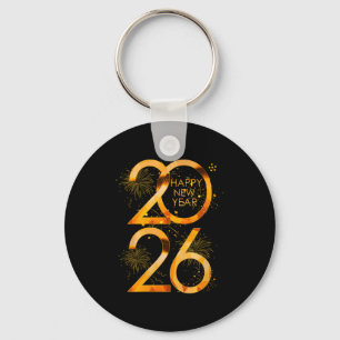 Happy New Year Party Supplies 2026 Family Matching Keychain