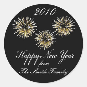 Happy New Year - Personalized Sticker Labels