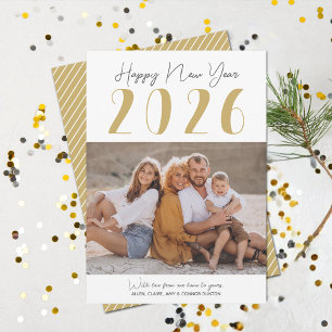 Happy New Year Photo Holiday Card