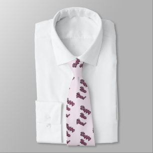 Happy New Year (Pink text) Tie