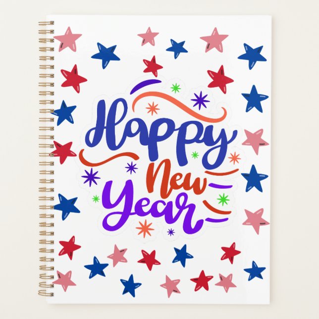 Happy new year planner (Front)