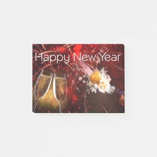 Happy-New-Year- Post-it Notes (Front)