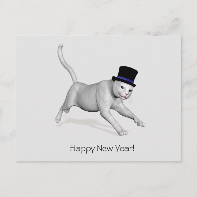 Happy New Year  Postcard (Front)