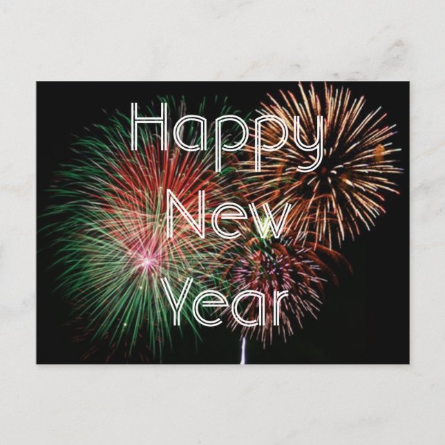 Happy New Year! Postcard (Front)