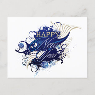 Happy New Year Postcard