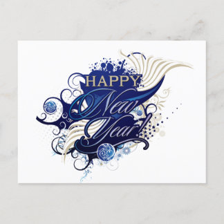 Happy New Year Postcard