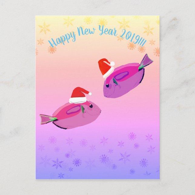 Happy New Year  Postcard (Front)