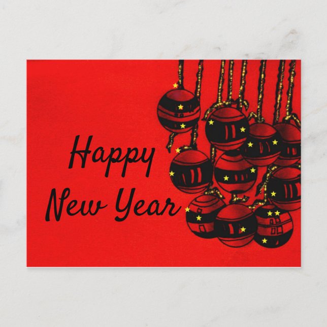 Happy New Year Postcard (Front)