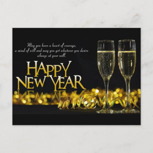 Happy New Year Postcard
