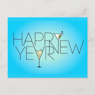 Happy New Year Postcard