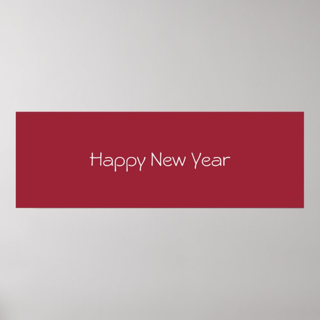 Happy New Year Poster (Front)