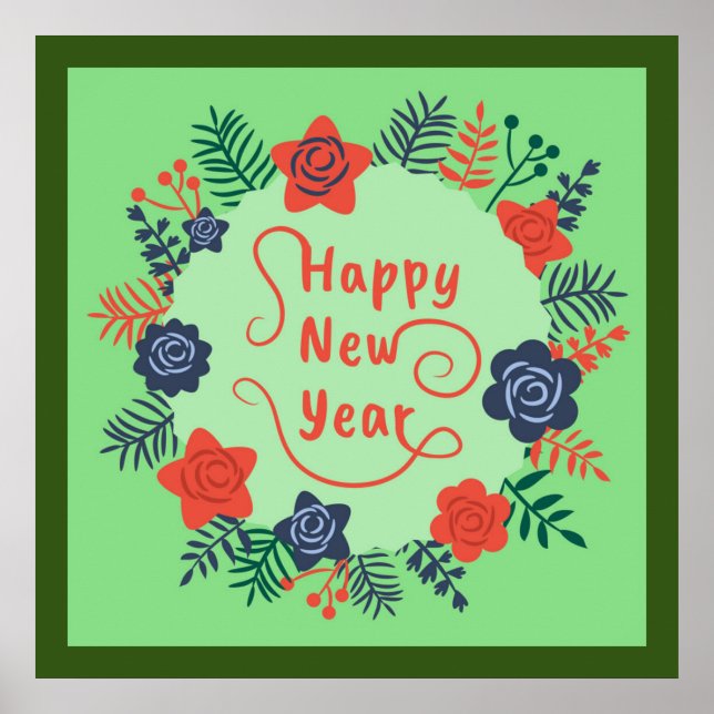 HAPPY NEW YEAR  POSTER (Front)