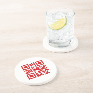 Happy New Year! -- QR Code Coaster