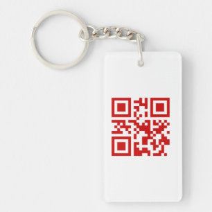 Happy New Year! -- QR Code Keychain