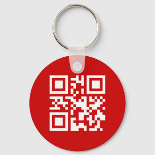Happy New Year! -- QR Code Keychain