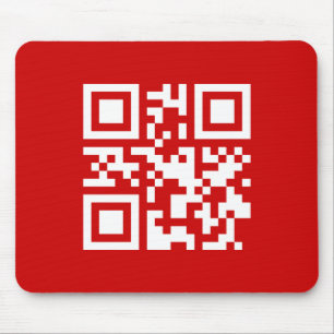 Happy New Year! -- QR Code Mouse Pad