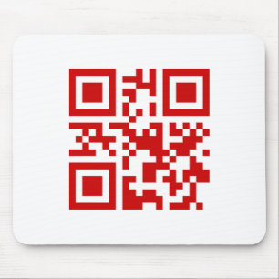Happy New Year! -- QR Code Mouse Pad