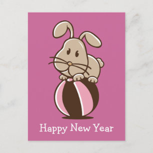 Happy New Year Rabbit Card