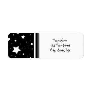 Happy New Year Return Address Labels