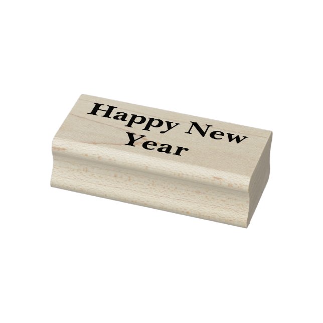 Happy New Year Rubber Stamp (Stamp)