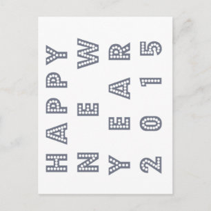 Happy new year´s eve 2015 holiday postcard