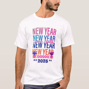 Happy New Year Same Faith Fun Colour T-Shirt
