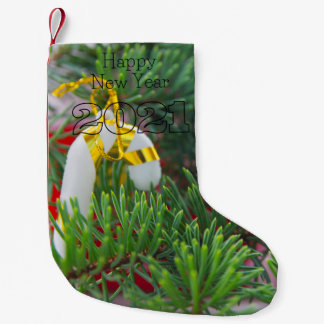 Happy New  Year Small Christmas Stocking