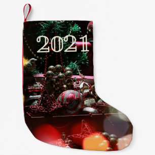 Happy New Year Small Christmas Stocking