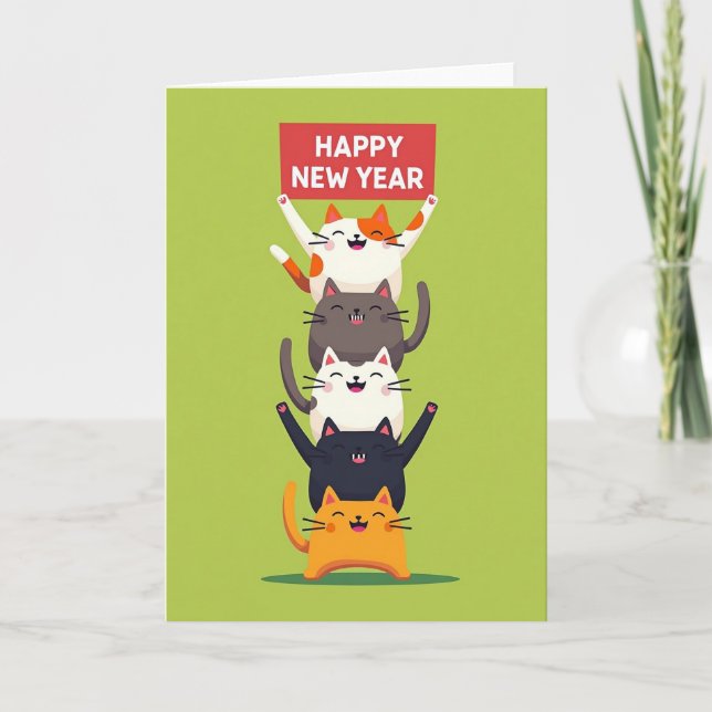 Happy New Year Stack Card (Front)