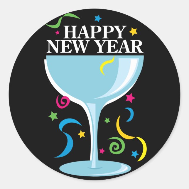 Happy New Year Stickers (Front)