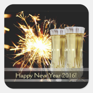 Happy New Year Stickers