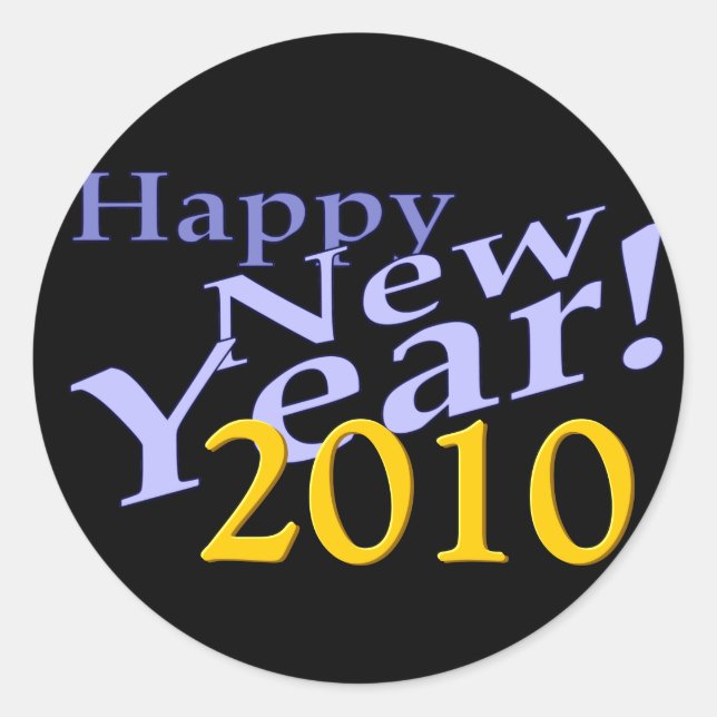 Happy New Year Stickers (Front)