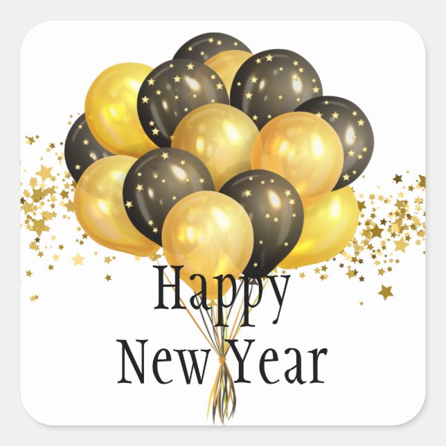 Happy New Year Stickers (Front)