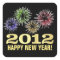Happy New Year Stickers - 2012 with Fireworks