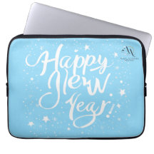Happy New Year" Stylish Laptop Bag