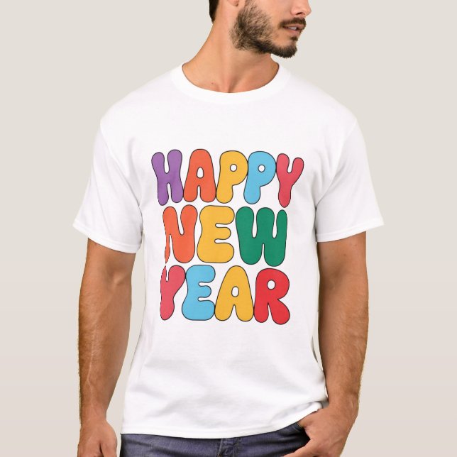 Happy New Year T-shirt (Devant)