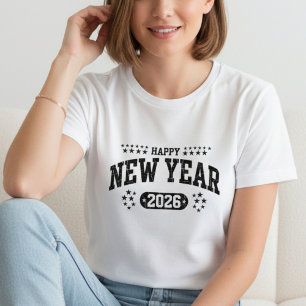 Happy New Year T-shirt, New Year 2026 shirt