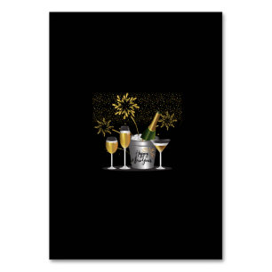 Happy New Year - Table Card