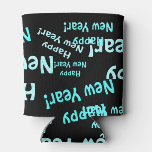 happy new year text can cooler