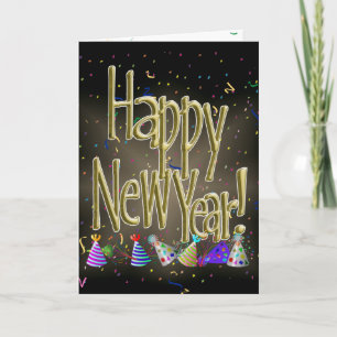 HAPPY NEW YEAR! Text Image Invitation