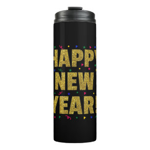Happy New Year Thermal Tumbler
