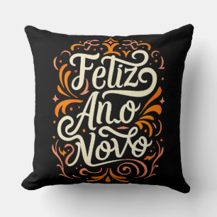 Happy New Year Throw Pillow