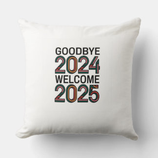 Happy new year throw pillow