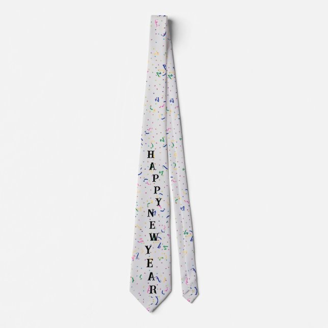 Happy New Year   Tie (Front)