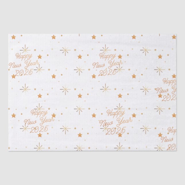 Happy New Year Tissue Paper (Front)
