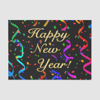 "Happy New Year!" Tissue Paper