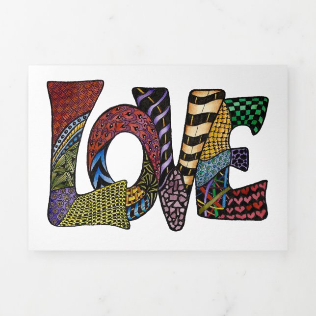 Happy New Year Tri-Fold Card (Cover)