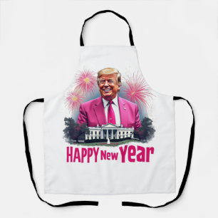Happy New Year Trump Inauguration Day 2025 Apron