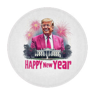 Happy New Year Trump Inauguration Day 2025 Cutting Board