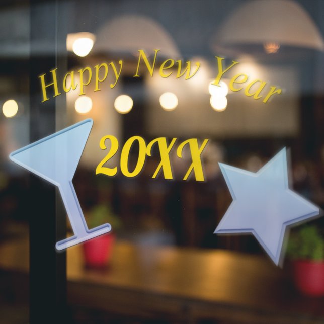 Happy New Year Window Cling (Creator Uploaded)